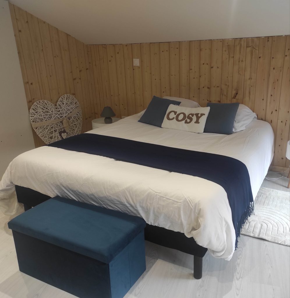 Gîte Ardèche - Chambre Bleue lit double