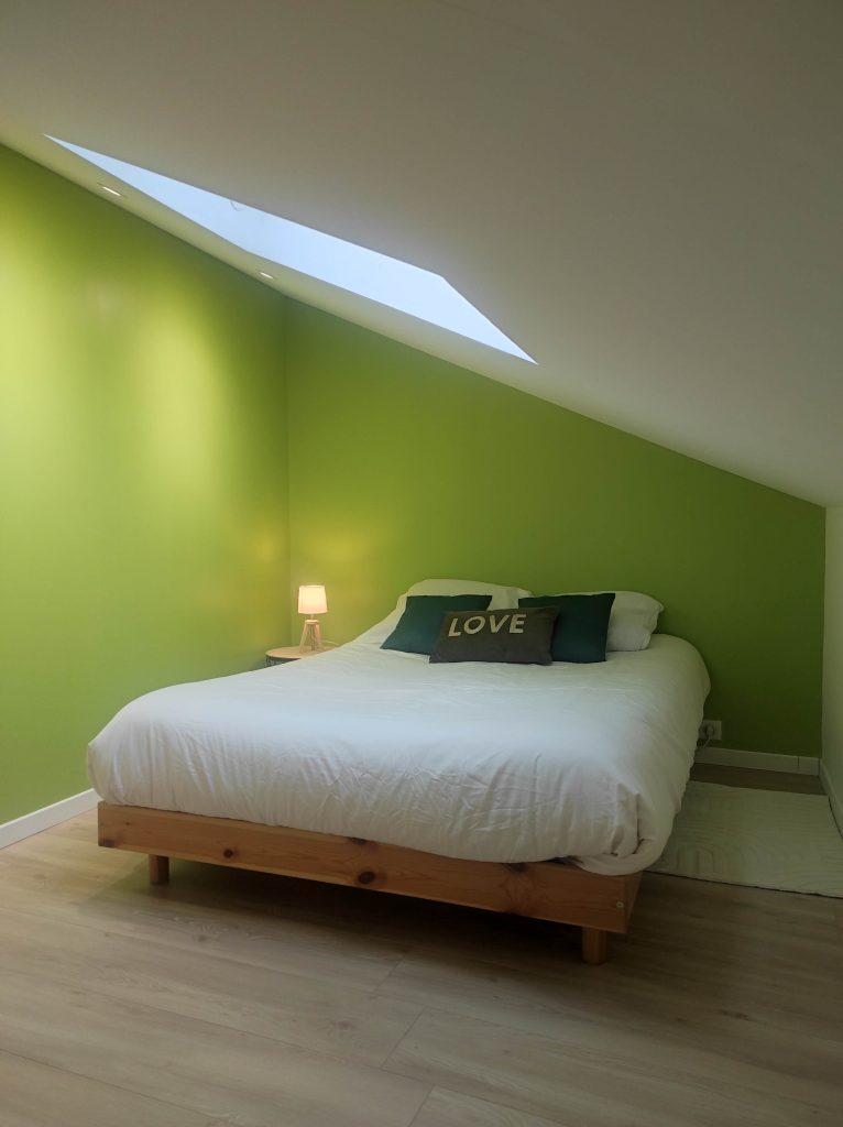 Gîte Ardèche - Chambre Verte lit double