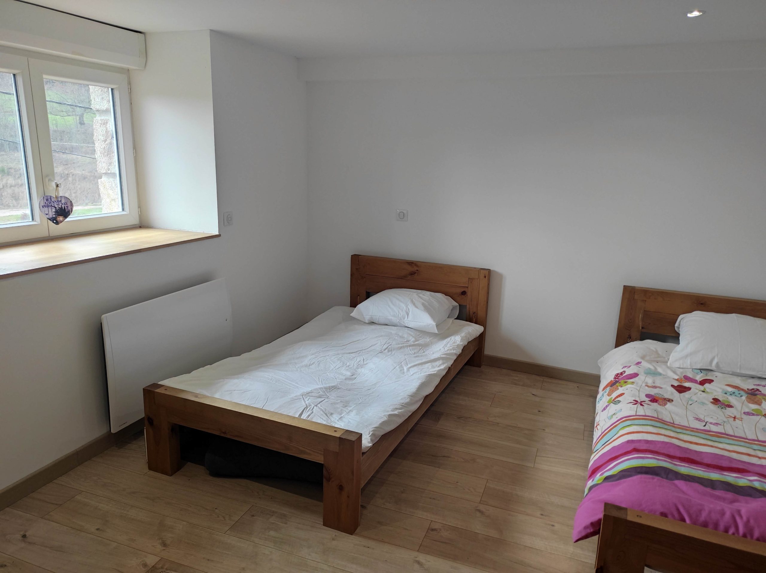 Gîte Ardèche - Chambre Violette 2 lits simples